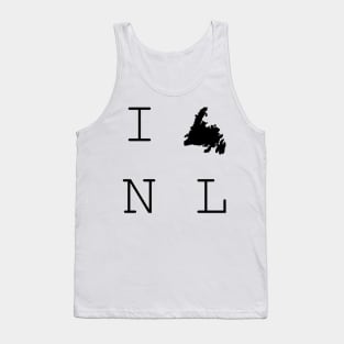 I Love NL || Newfoundland and Labrador || Gifts || Souvenirs || Clothing Tank Top